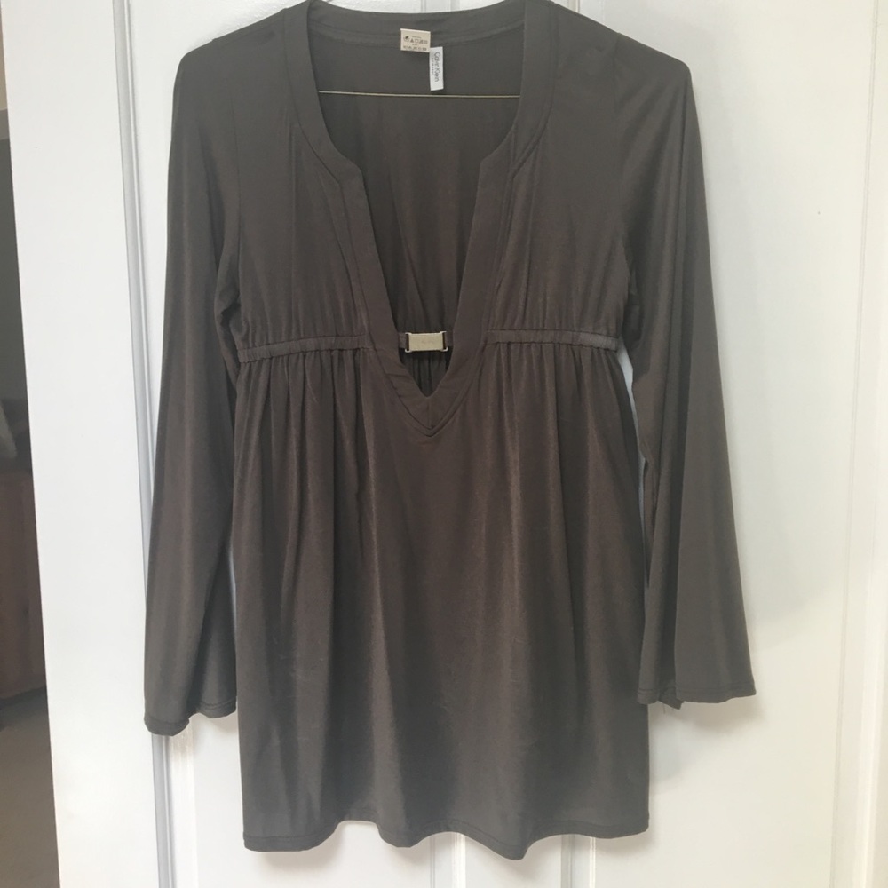 Calvin Klein swim cover up - super flattering!
